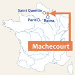 Localisation de Machecourt